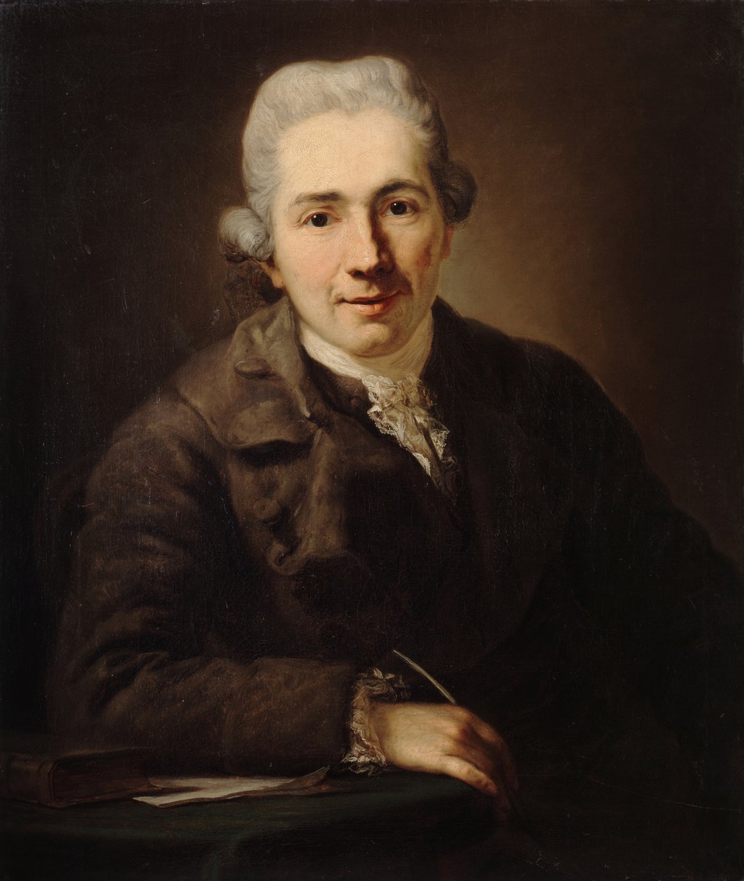 哲学家和作家约翰·雅各布·恩格尔（Johann Jakob Engel）1741-1802，1773年。 作者 安东·格拉夫