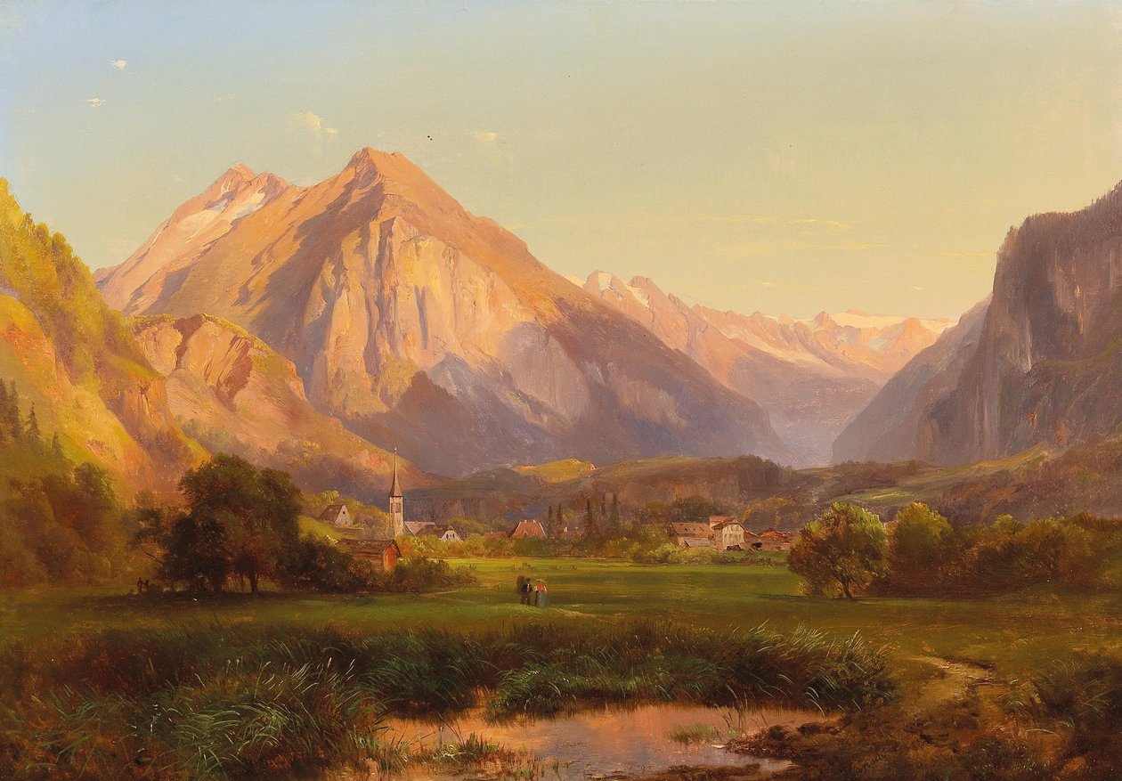 高山景观 作者 安东·汉施