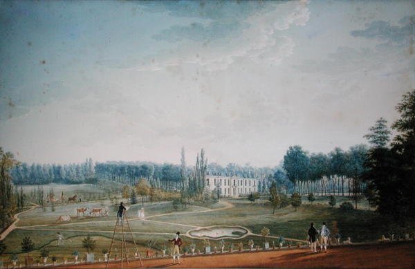 Chateau and Park of Ris-Orangis，c.1811（纸上写着） 作者 安东·伊格纳兹·梅林