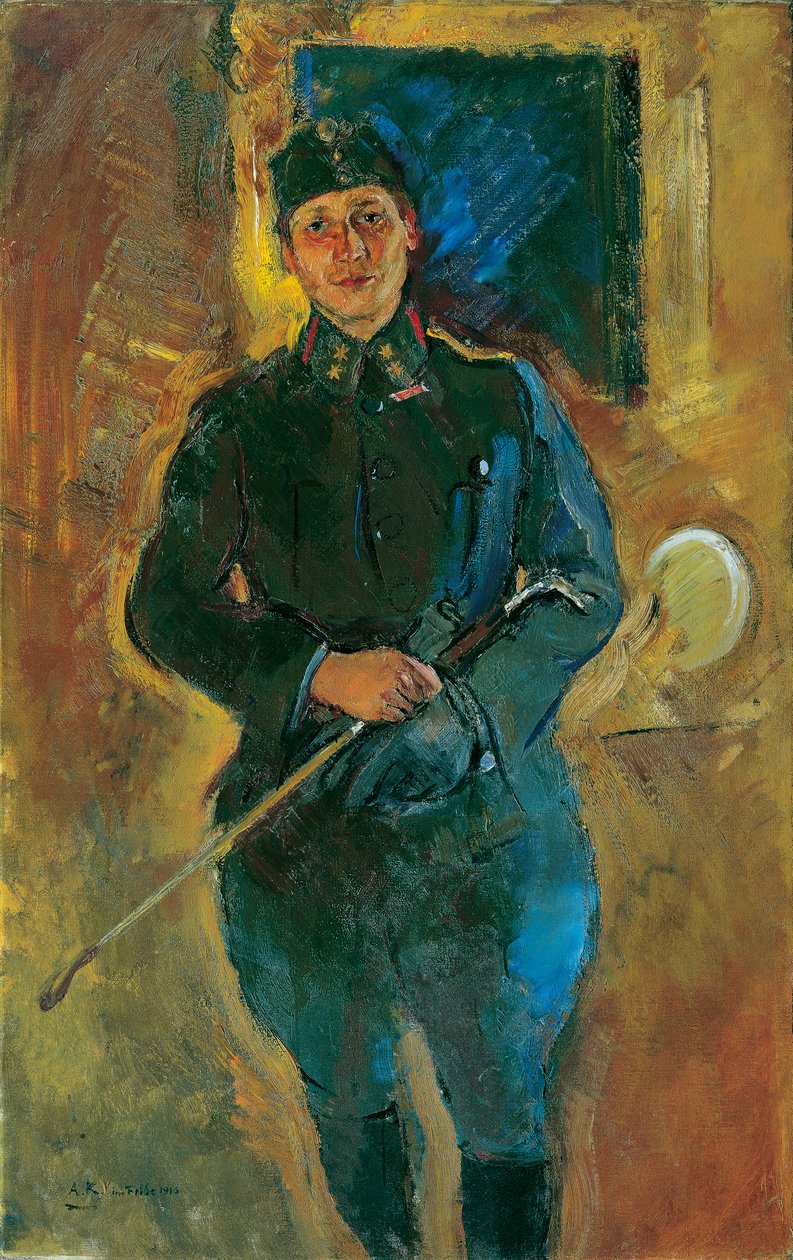 Otto von Aichelburg-Zossenegg 骑兵中尉 作者 安东·科利格