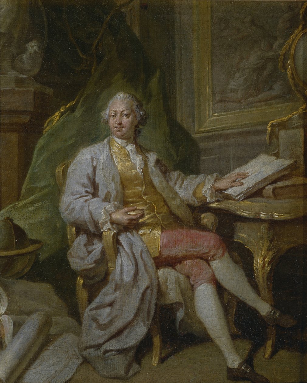 亨宁格（L. Henninger）肖像，1760年代 作者 安东·帕夫洛维奇·洛森科（Anton Pavlovich Losenko）