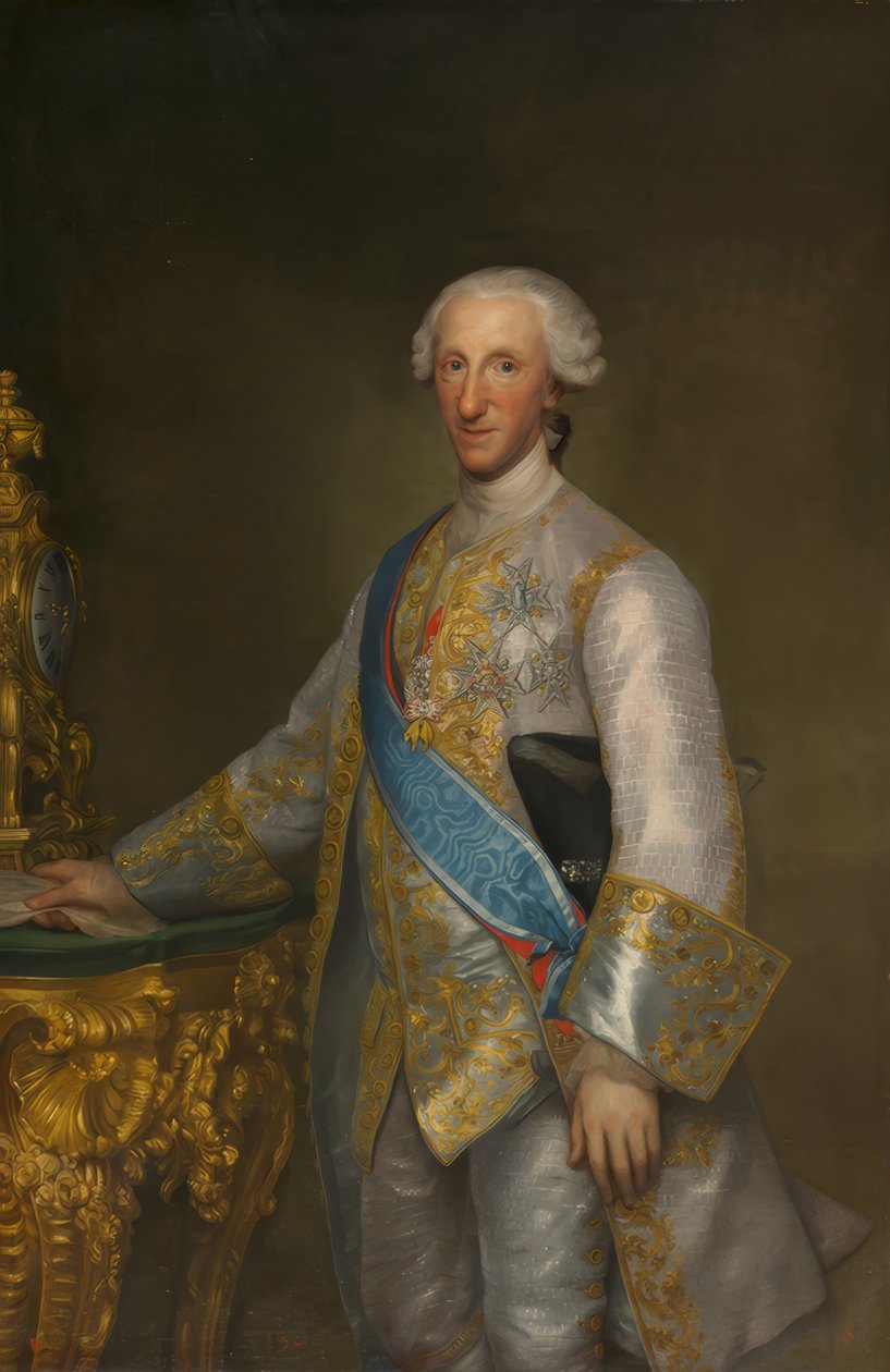 唐-路易斯-德-博邦王子肖像 作者 安东·拉斐尔·蒙斯（Anton Raphael Mengs）