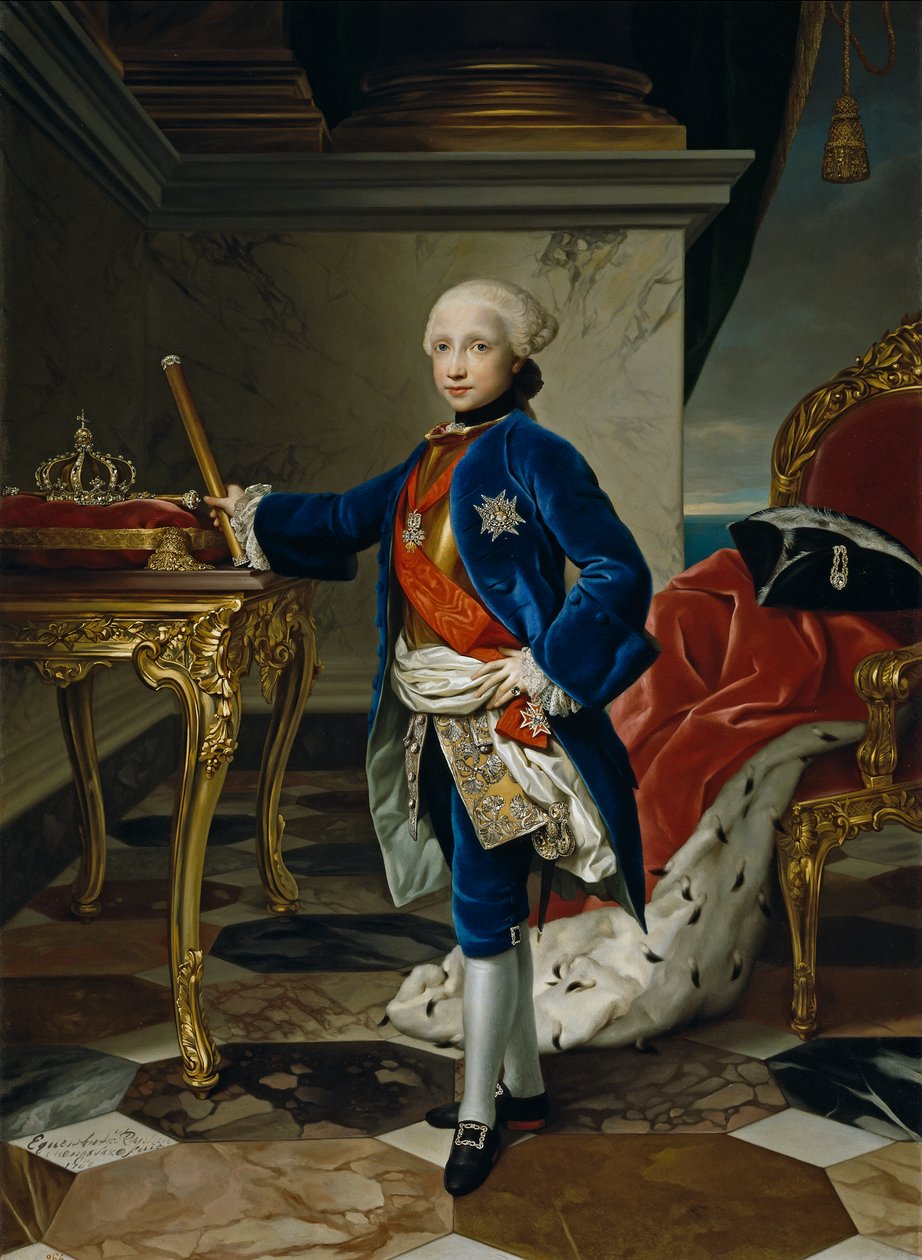 那不勒斯斐迪南四世 作者 安东·拉斐尔·蒙斯（Anton Raphael Mengs）