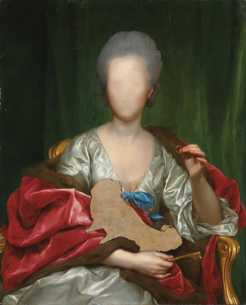 玛丽安娜-德席尔瓦-萨米恩托（油画） 作者 安东·拉斐尔·蒙斯（Anton Raphael Mengs）