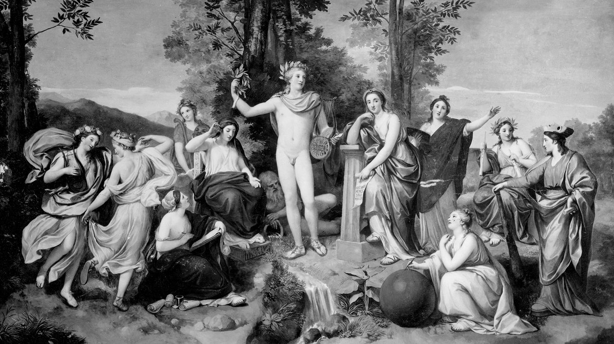 帕纳苏斯，1761年 作者 安东·拉斐尔·蒙斯（Anton Raphael Mengs）
