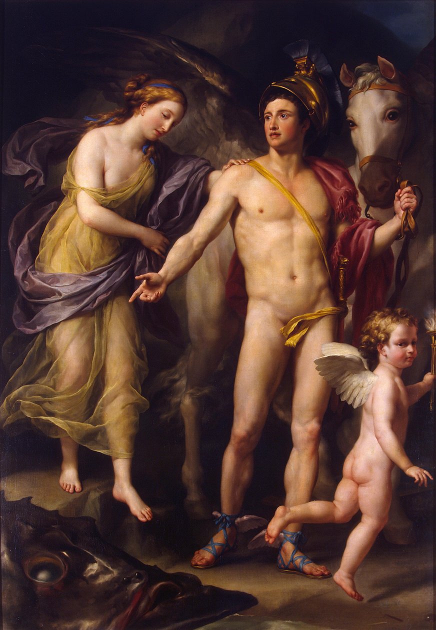 英仙座和仙女座 作者 安东·拉斐尔·蒙斯（Anton Raphael Mengs）