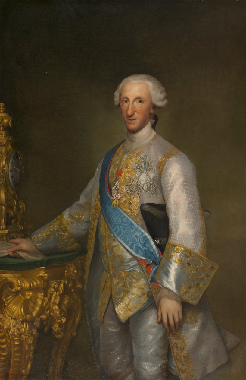 Infante Don Luis de Borbon 肖像 作者 安东·拉斐尔·蒙斯（Anton Raphael Mengs）