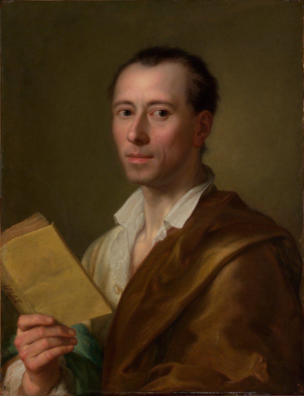 约翰·约阿希姆·温克尔曼的肖像 作者 安东·拉斐尔·蒙斯（Anton Raphael Mengs）