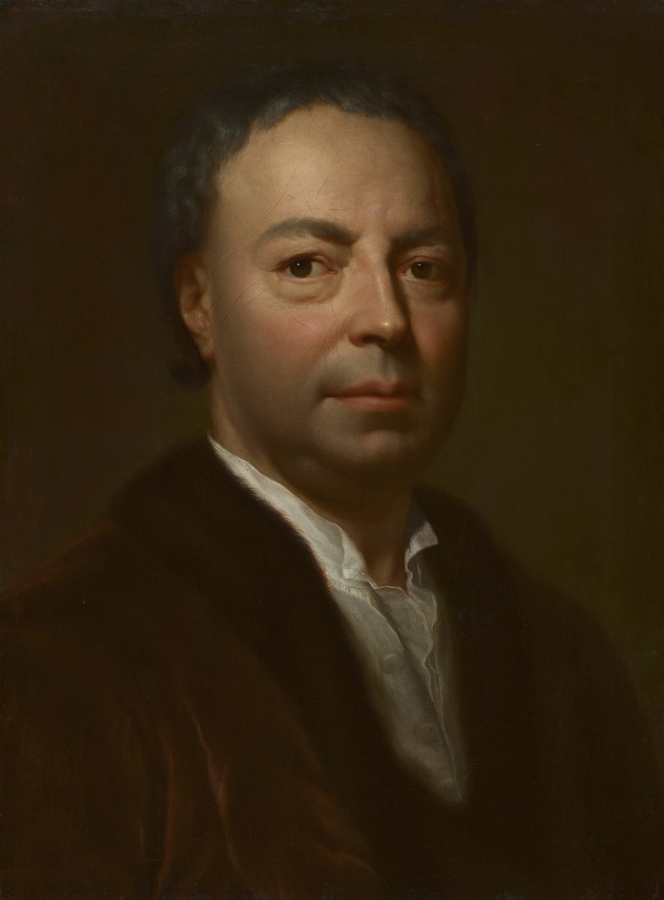 艺术家的父亲伊斯梅尔-孟斯的肖像，1747-1748。 作者 安东·拉斐尔·蒙斯（Anton Raphael Mengs）