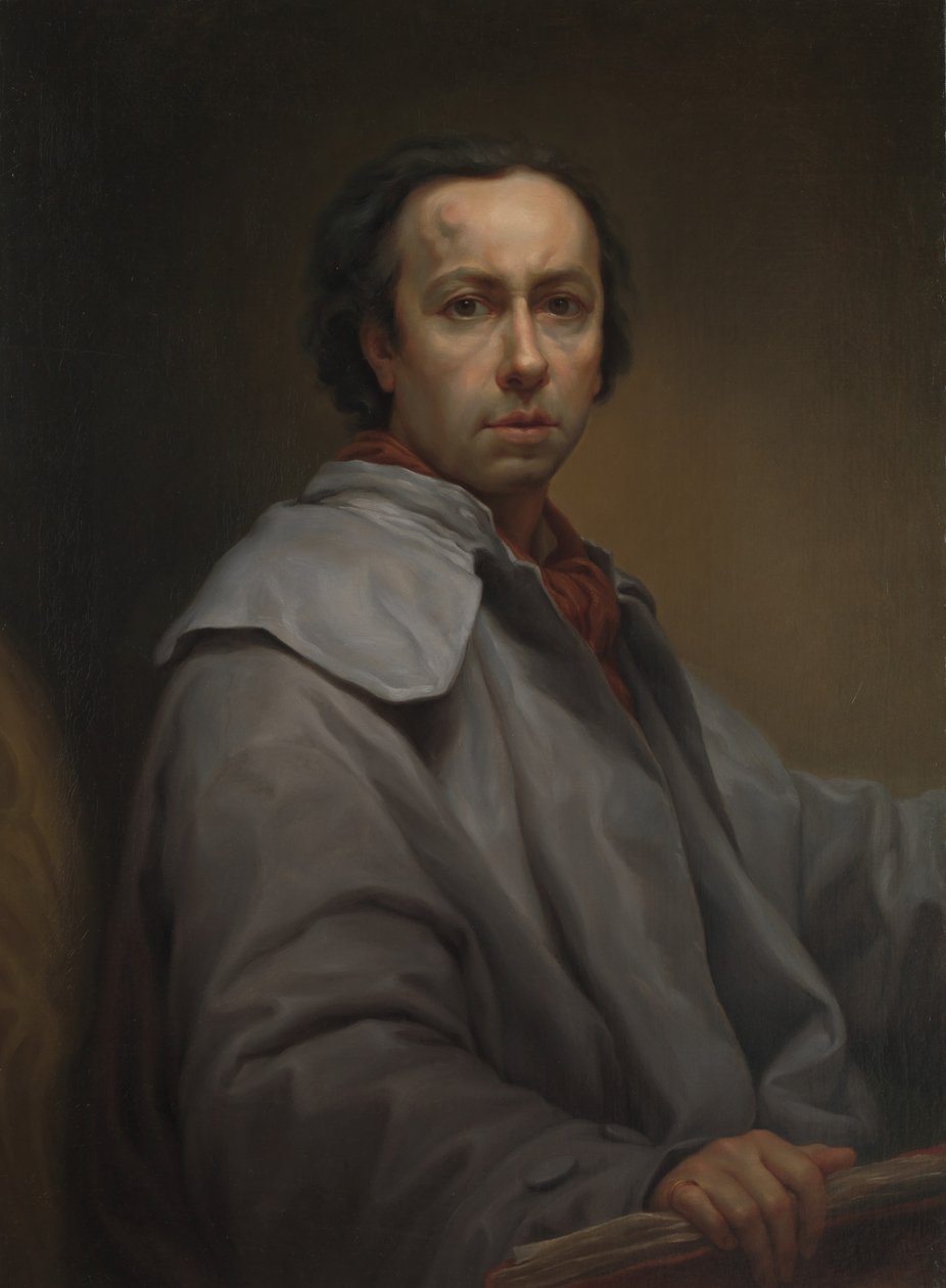 自画像，1776年。 作者 安东·拉斐尔·蒙斯（Anton Raphael Mengs）