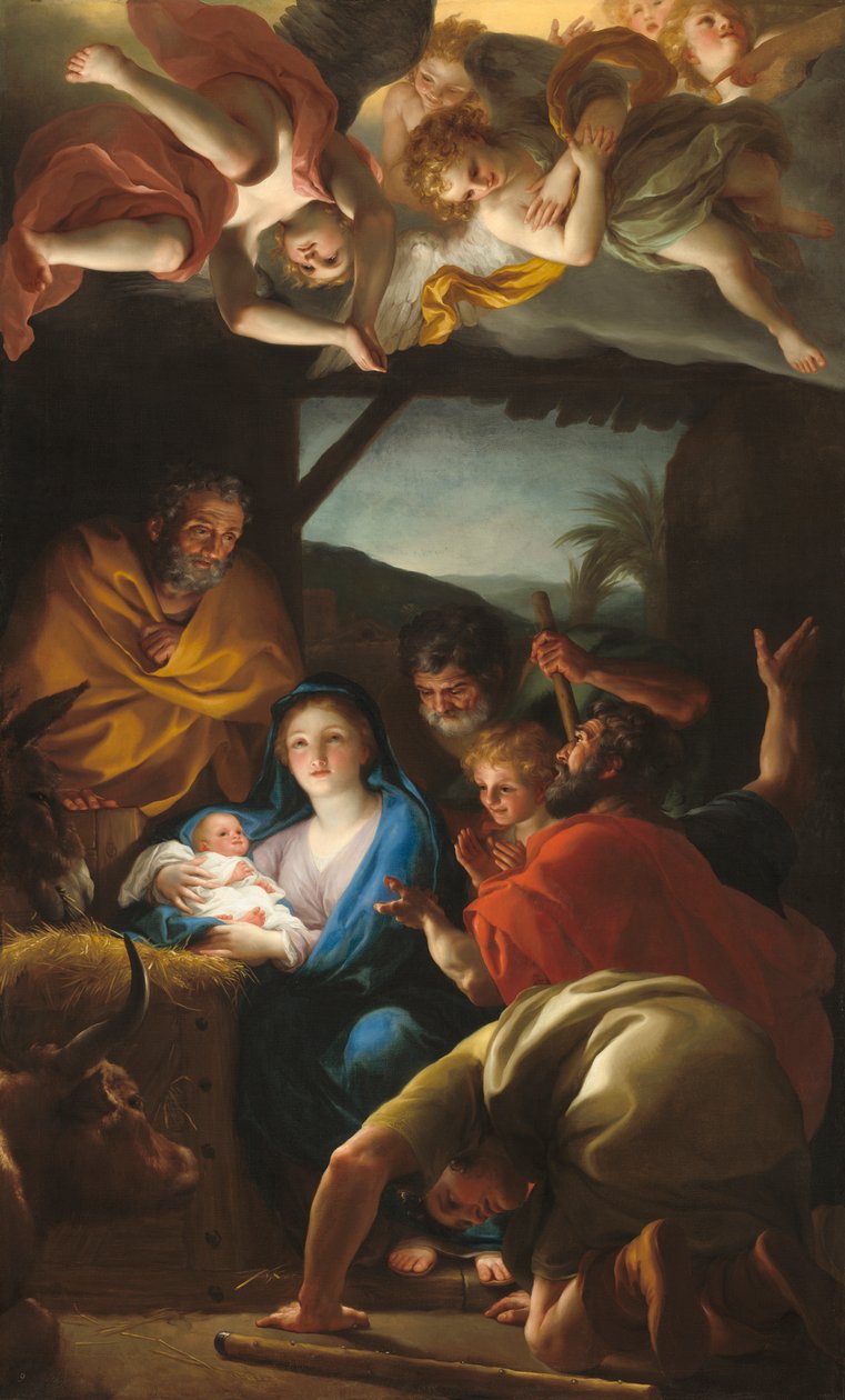 牧羊人的崇拜 作者 安东·拉斐尔·蒙斯（Anton Raphael Mengs）