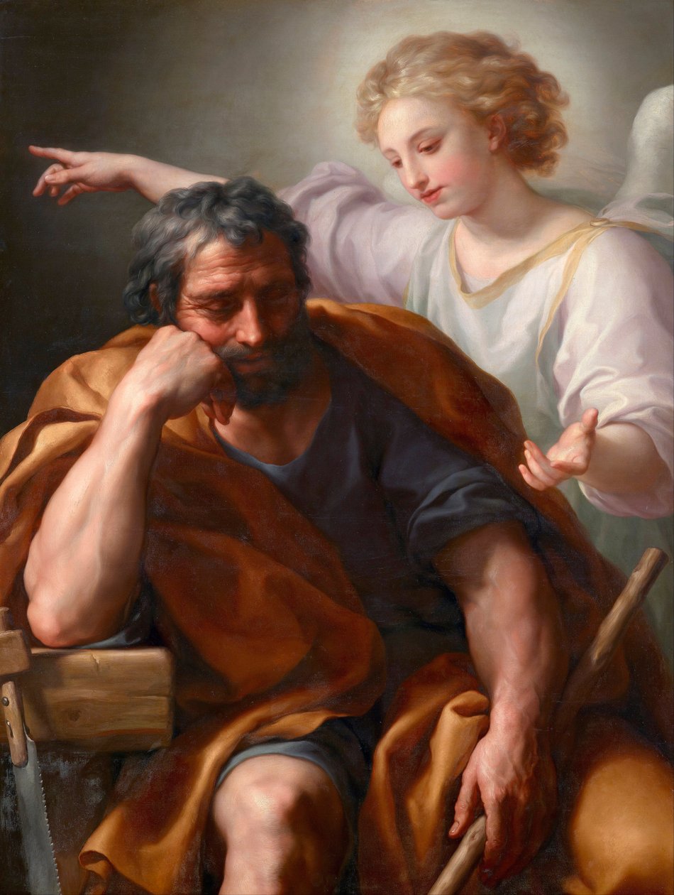 圣约瑟夫之梦 作者 安东·拉斐尔·蒙斯（Anton Raphael Mengs）
