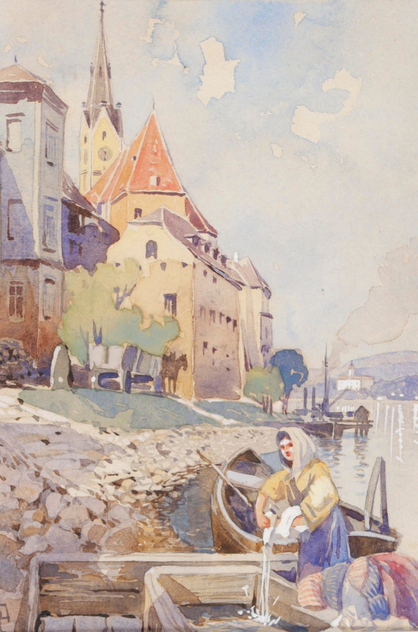 Anton Reckziegel Ybbs an der Donau 作者 安东·雷克西格尔（Anton Reckziegel）