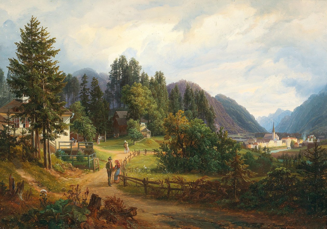 巴特伊施尔美景 作者 安东·希弗