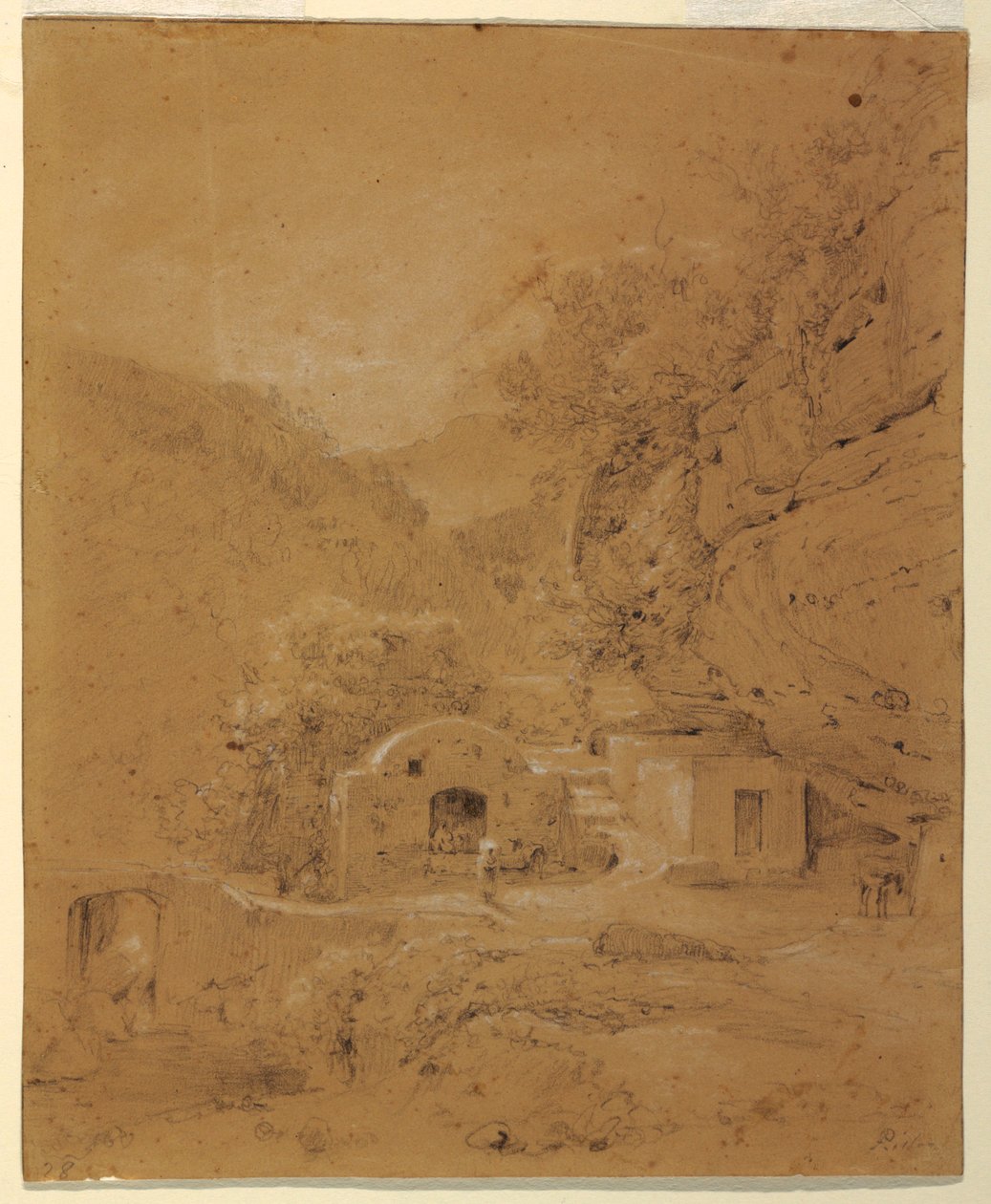 那不勒斯和萨莱诺之间的风景 作者 安东·斯明克·皮特鲁