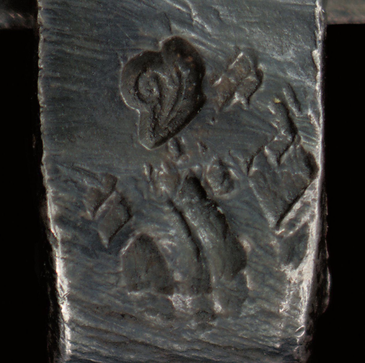 显微镜，约1690年（银和玻璃）（另见1121456-60） 作者 安东尼·范·吕文霍克