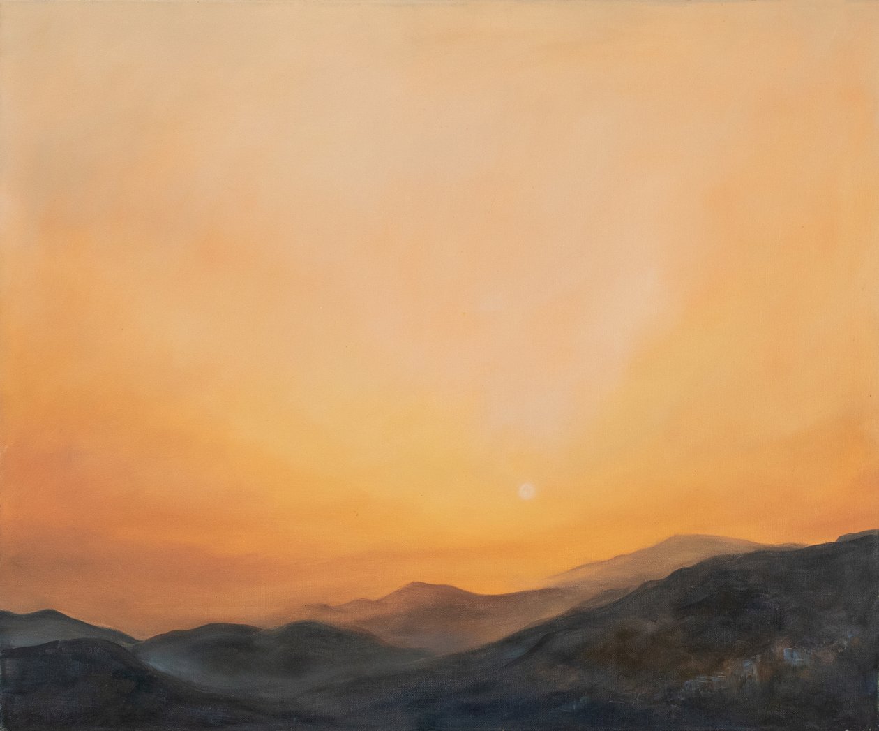 非洲沙，安达卢西亚，2002 年（布面油画） 作者 安东尼娅·迈亚特