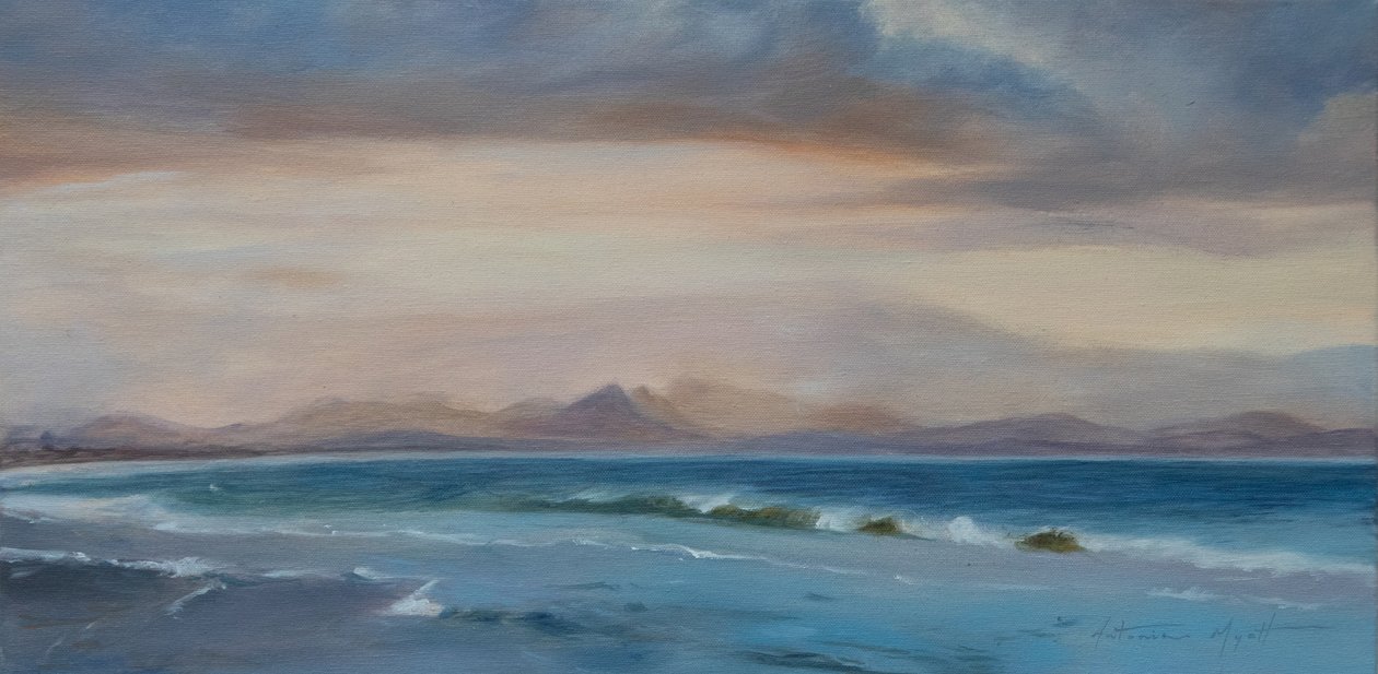 澳大利亚邦迪海滩，2018（布面油画） 作者 安东尼娅·迈亚特