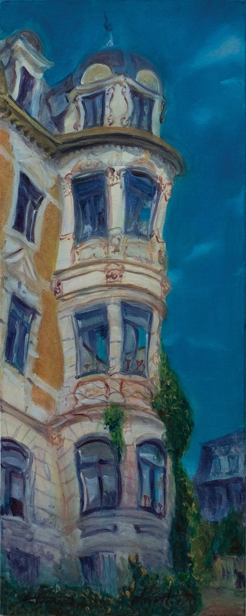 奥斯陆，花瓶屋，2012（布面油画） 作者 安东尼娅·迈亚特