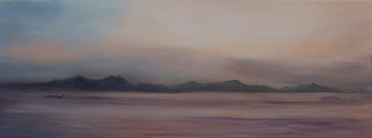 泰国，渔网，2015（布面油画） 作者 安东尼娅·迈亚特