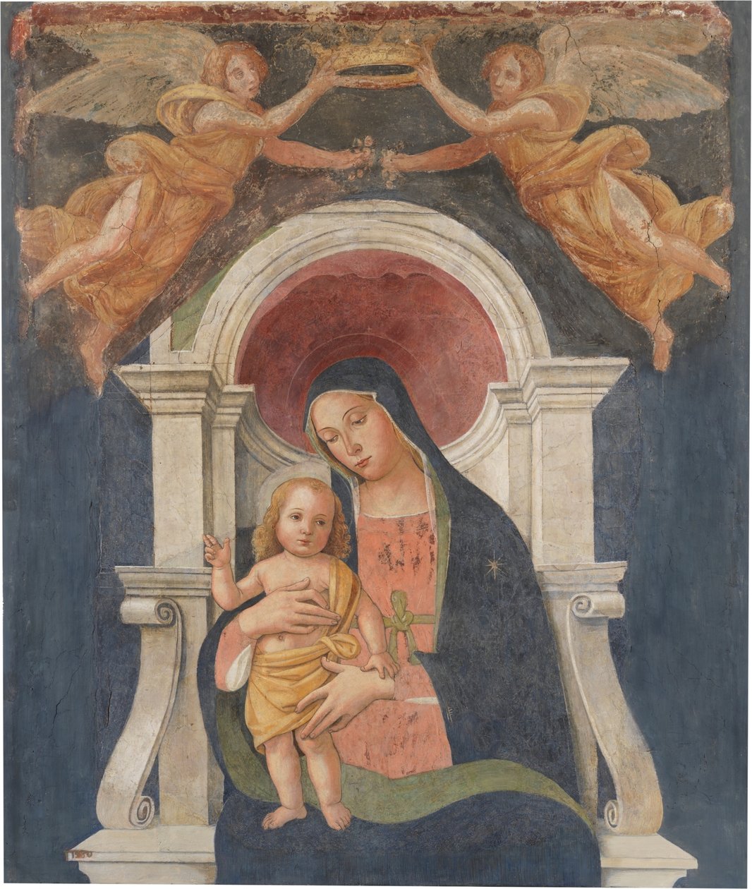 Antoniazzo Romano - 圣母与圣婴，约 1495 年 作者 罗马安东尼奥
