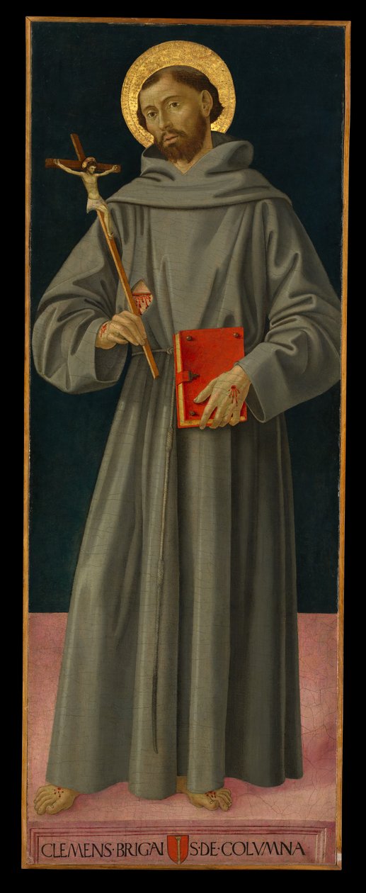 Antoniazzo Romano - 阿西西的圣方济各，约 1480-81 年1480-81 作者 罗马安东尼奥