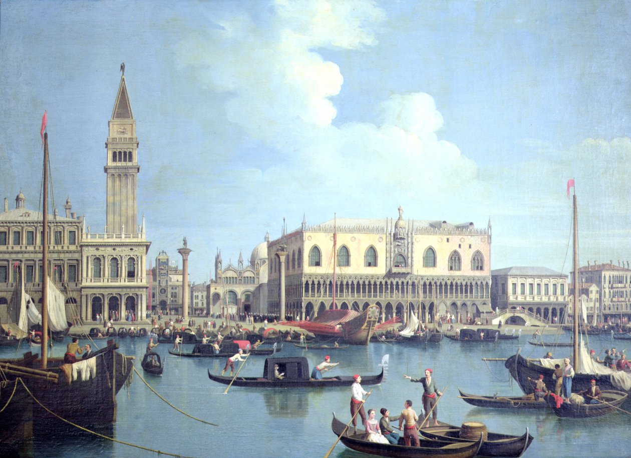大运河的景色 作者 乔瓦尼·安东尼奥运河（Canaletto）