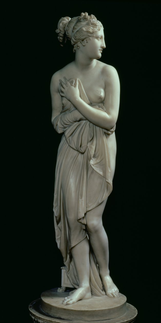 金星，正面观，1810年（大理石）（另见124326） 作者 安东尼奥·卡诺瓦