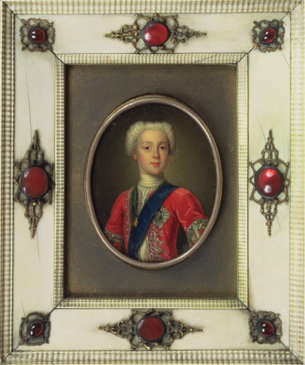 查尔斯·爱德华斯图尔特王子（Bonnie Prince Charlie，1720-88）（铜上油） 作者 安东尼奥·戴维