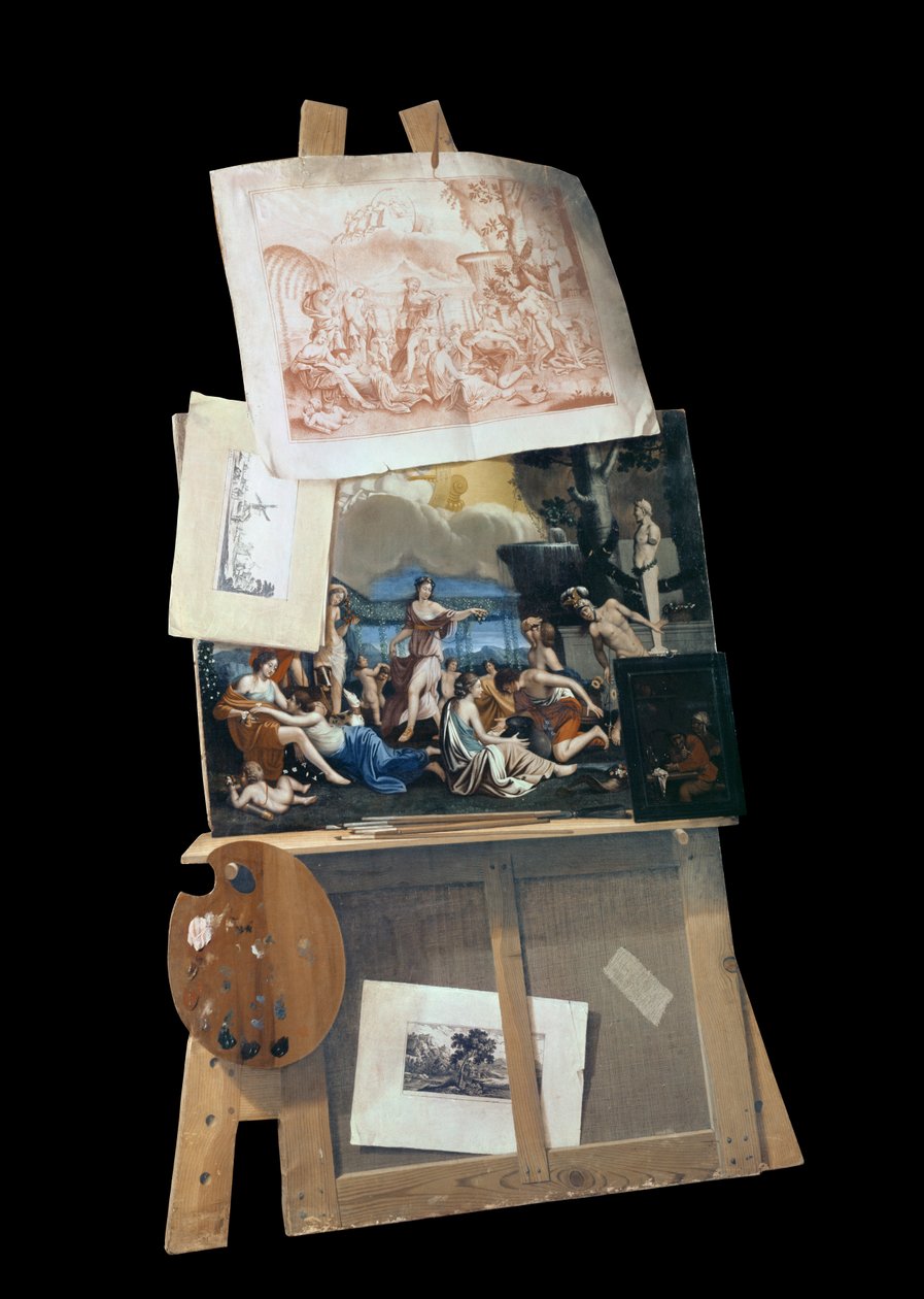 画家的画架，1686年 作者 安东尼奥·福伯拉