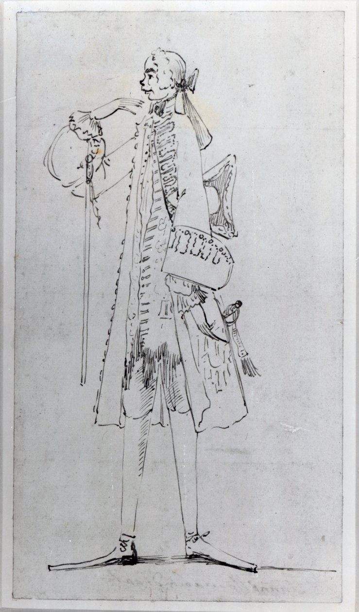 Carlo Maria Broschi，&39;The Farinelli&39;（纸上墨水） 作者 安东尼奥·玛丽亚·扎内蒂