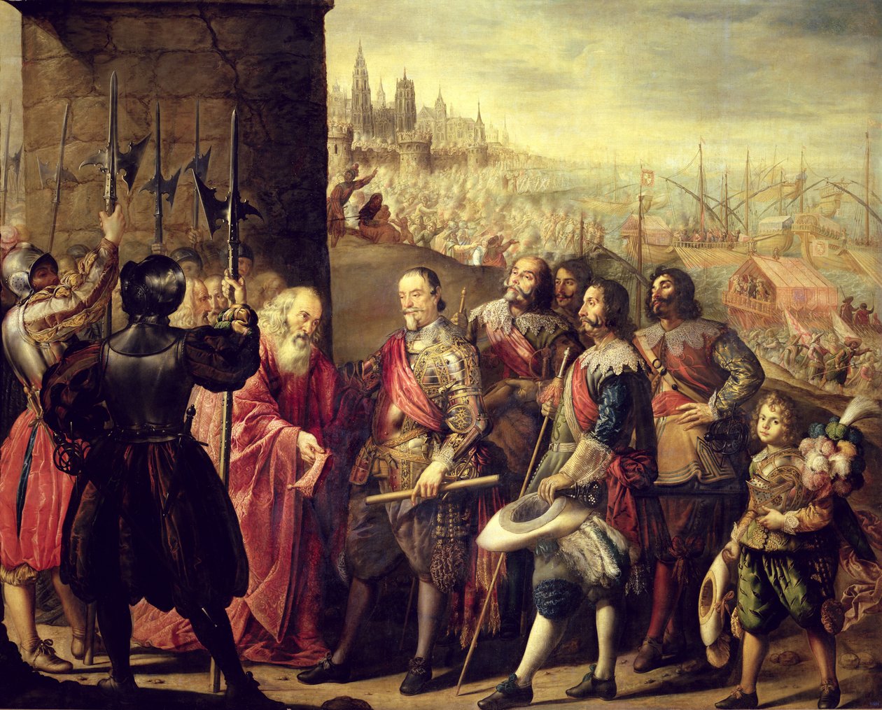 热那亚的救济，1528年，c.1634-35 作者 安东尼奥·佩雷达·萨尔加多