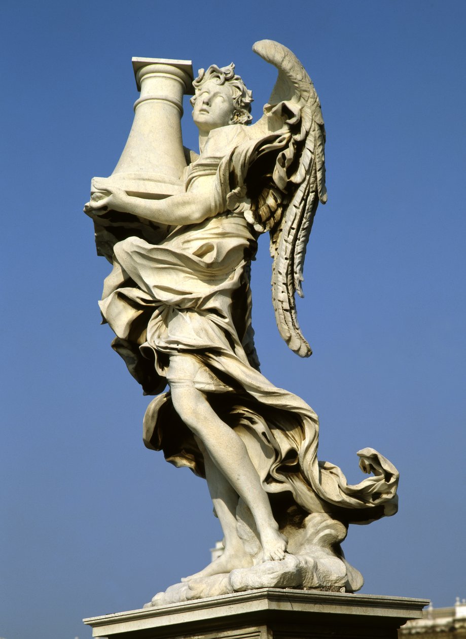 天使与列，c.1669 作者 安东尼奥·拉吉（Antonio Raggi）