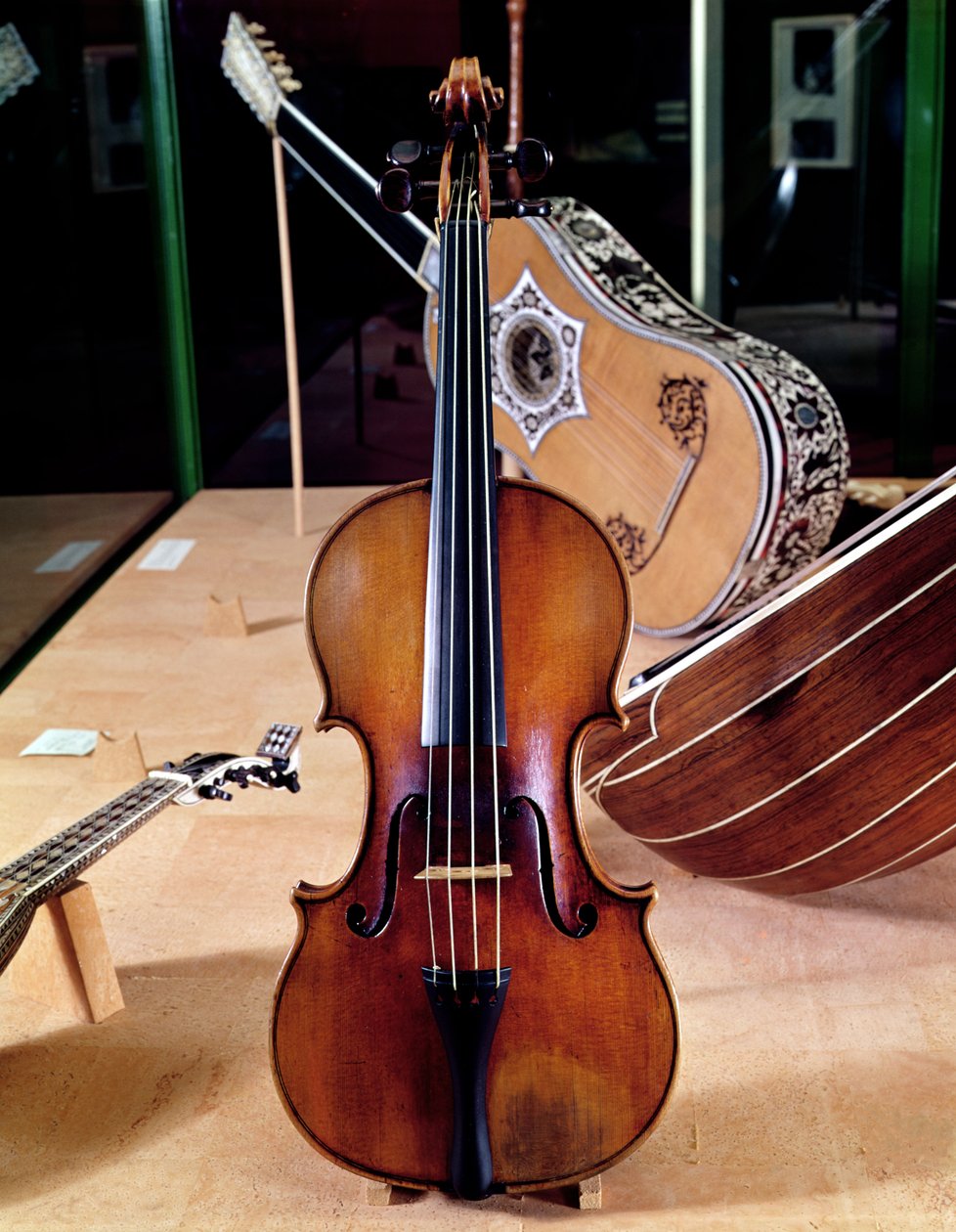 小提琴，斯特拉迪瓦里，克雷莫纳，1699年（照片; 作者 安东尼奥·斯特拉迪瓦里（Antonio Stradivari）