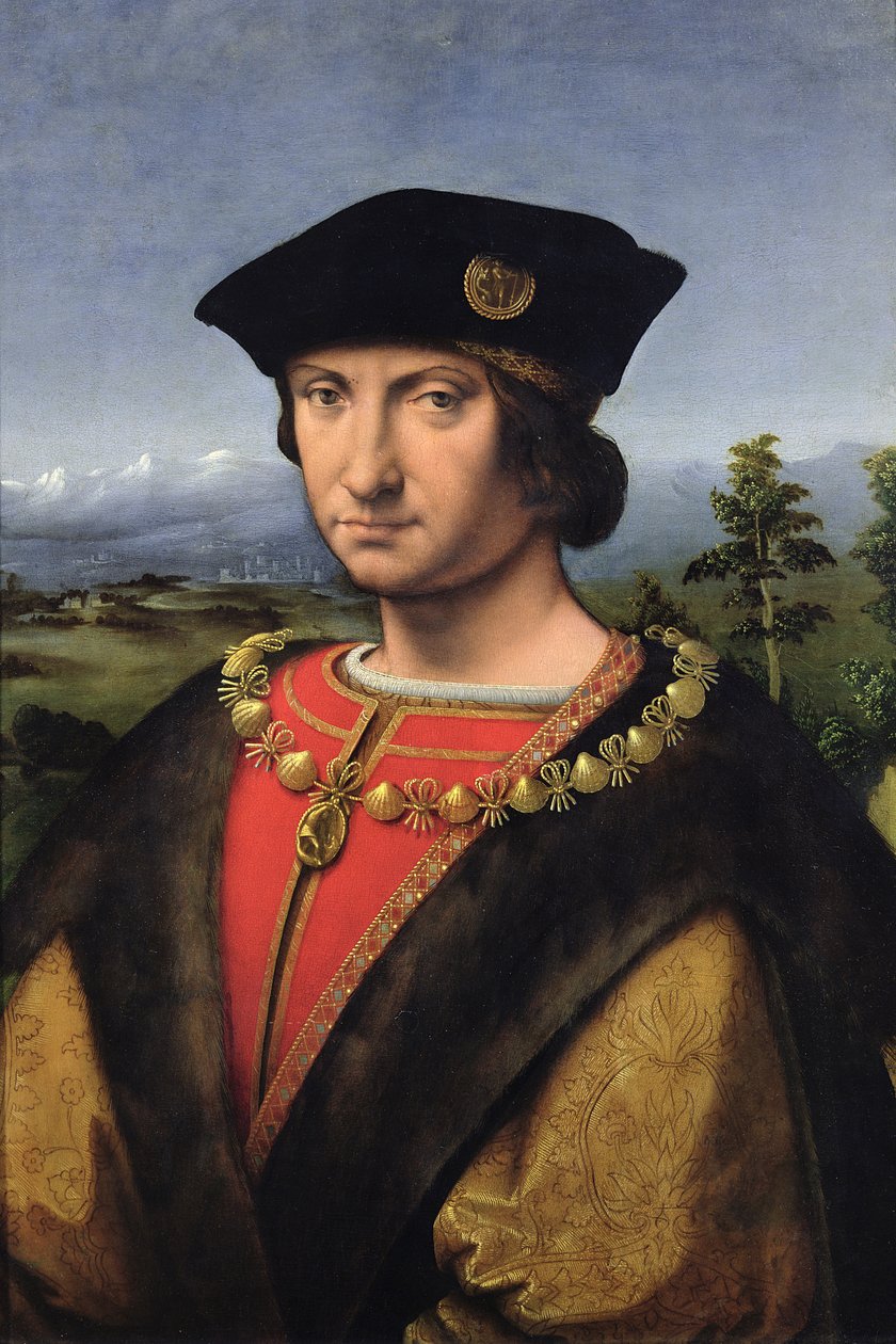 Charles d&39;Amboise（1471-1511）法国元帅的肖像 作者 安东尼奥·达·索拉里奥（Antonio da Solario）