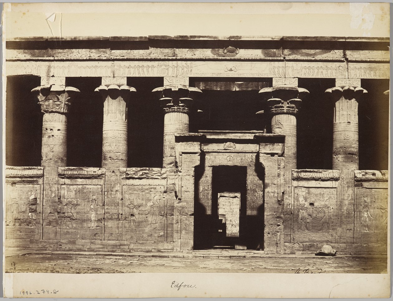Edfu, Egypt 作者 安东尼奥·比托（Antonio Beato）