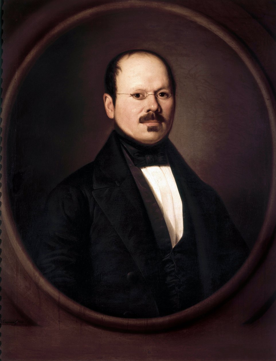 安东尼奥-玛丽亚-埃斯基维尔-苏亚雷斯-德乌尔比纳（1806-1857 年）肖像。安东尼奥-贝纳维德斯的画作 作者 安东尼奥·贝纳维德斯