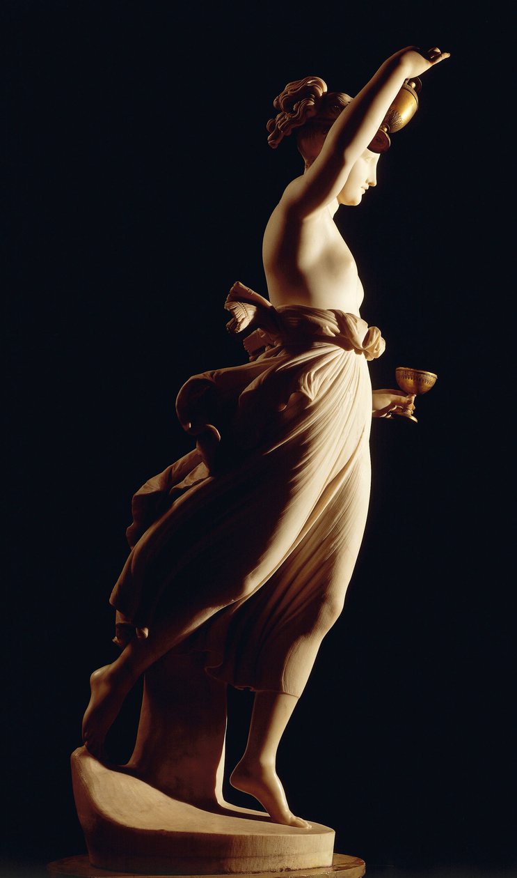 Hebe by Antonio Canova（1757-1822），大理石雕像 作者 安东尼奥·卡诺瓦