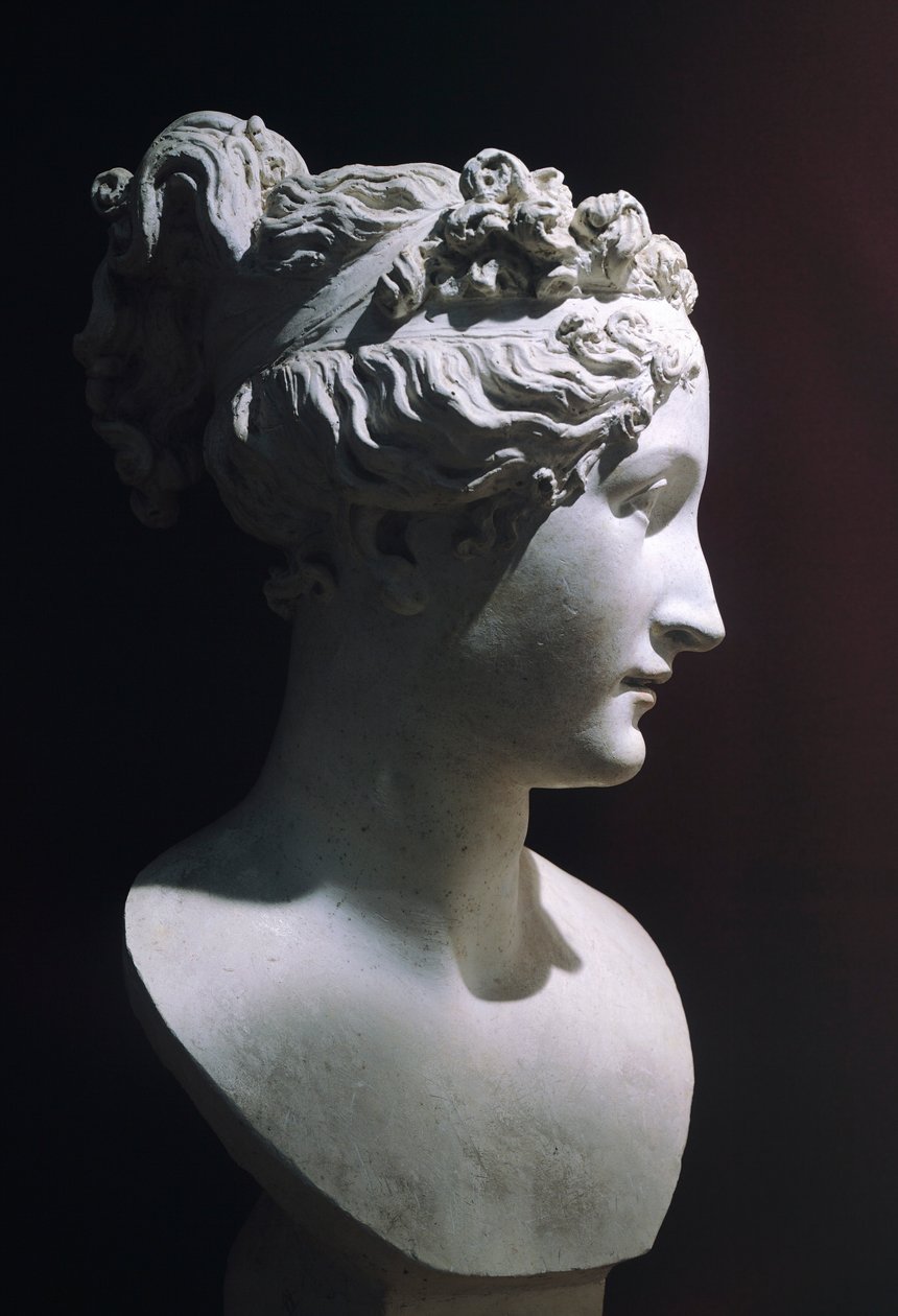 Paolina Borghese as Venus Victrix，作者 Antonio Canova（1757-1822），白色大理石 作者 安东尼奥·卡诺瓦
