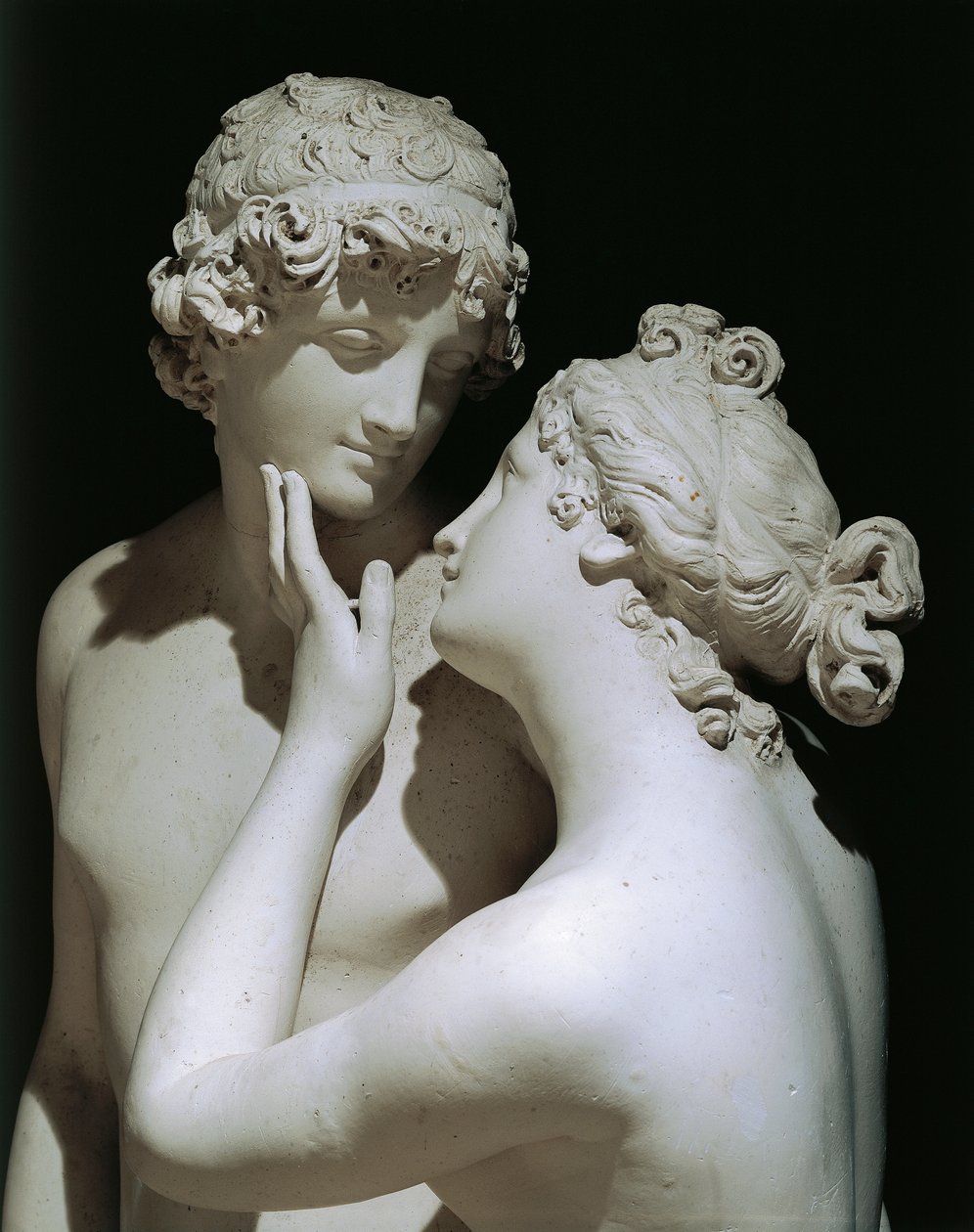 维纳斯和阿多尼斯 by Antonio Canova（1757-1822），大理石人物组，细节 作者 安东尼奥·卡诺瓦