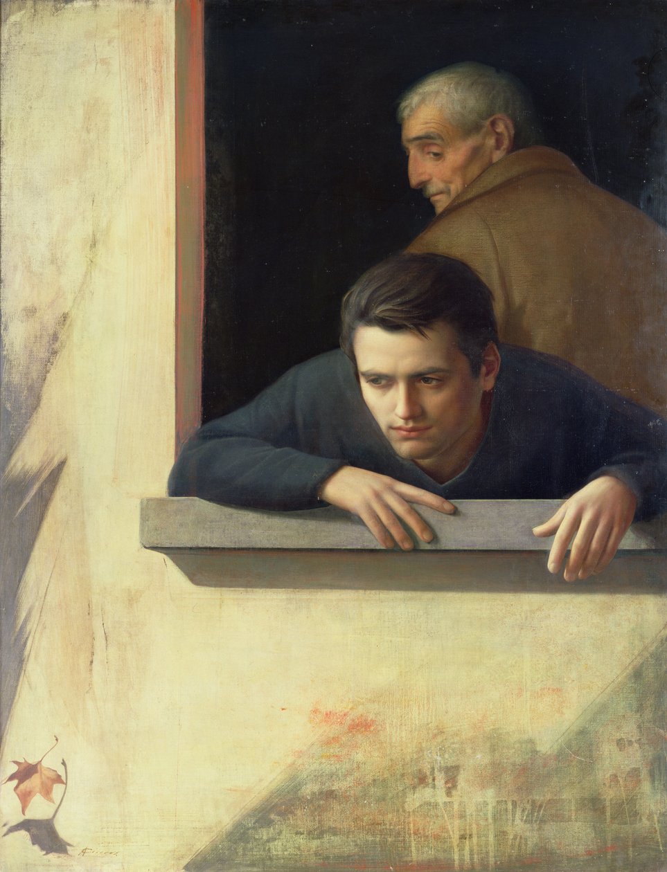 青年与老年，1960年 作者 安东尼奥·西科内