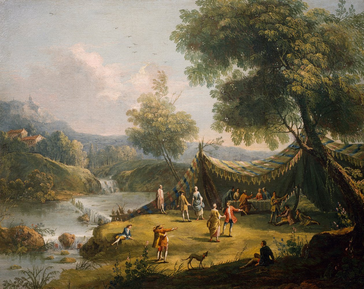 春天，安东尼奥·迪齐亚尼 (1737-1797) 作者 安东尼奥·迪齐亚尼（Antonio Diziani）