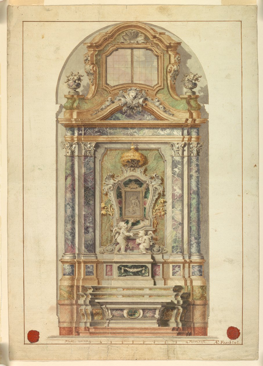 祭坛 作者 安东尼奥·福斯基尼，1741 – 1813 年