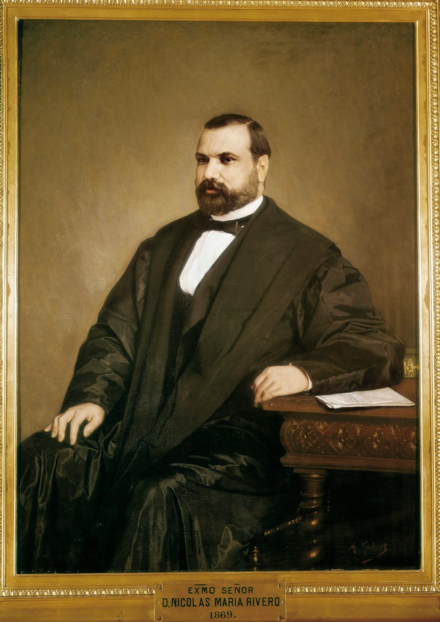 Portrait of Nicolas Maria Rivero (1814-1878), Spanish politician and leader of the Democratic Party 作者 安东尼奥·吉斯伯特