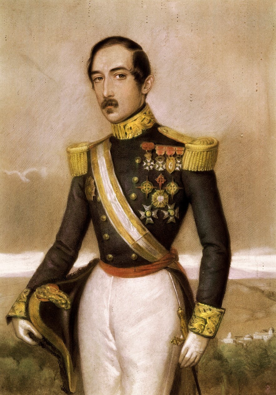 军人肖像 Manuel Gutierrez de la Concha e Irigoyen (1806-1874) 作者 AntonioMaríaEsquivel ySuárezde Urbina