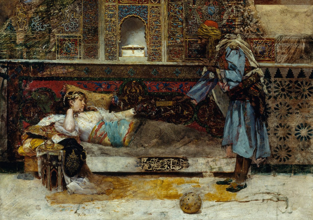 苏丹礼物，1885-1886年 作者 安东尼奥·玛丽亚·法布雷斯·科斯塔