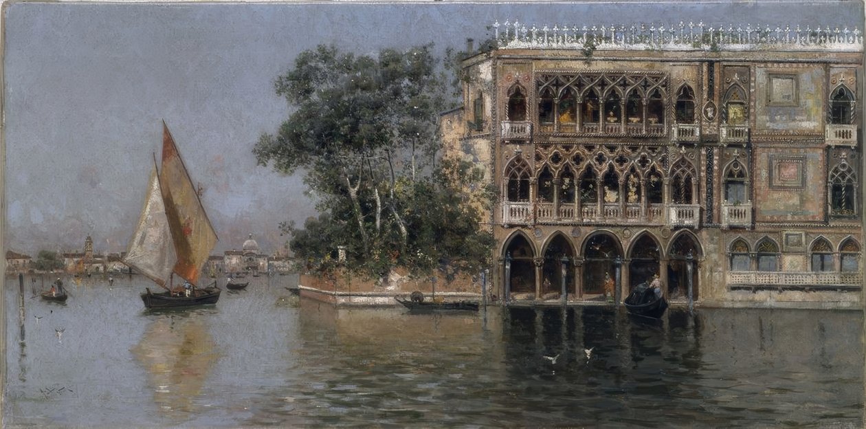 Vista de Venecia 作者 安东尼奥·玛丽亚·德·雷娜·曼内斯考