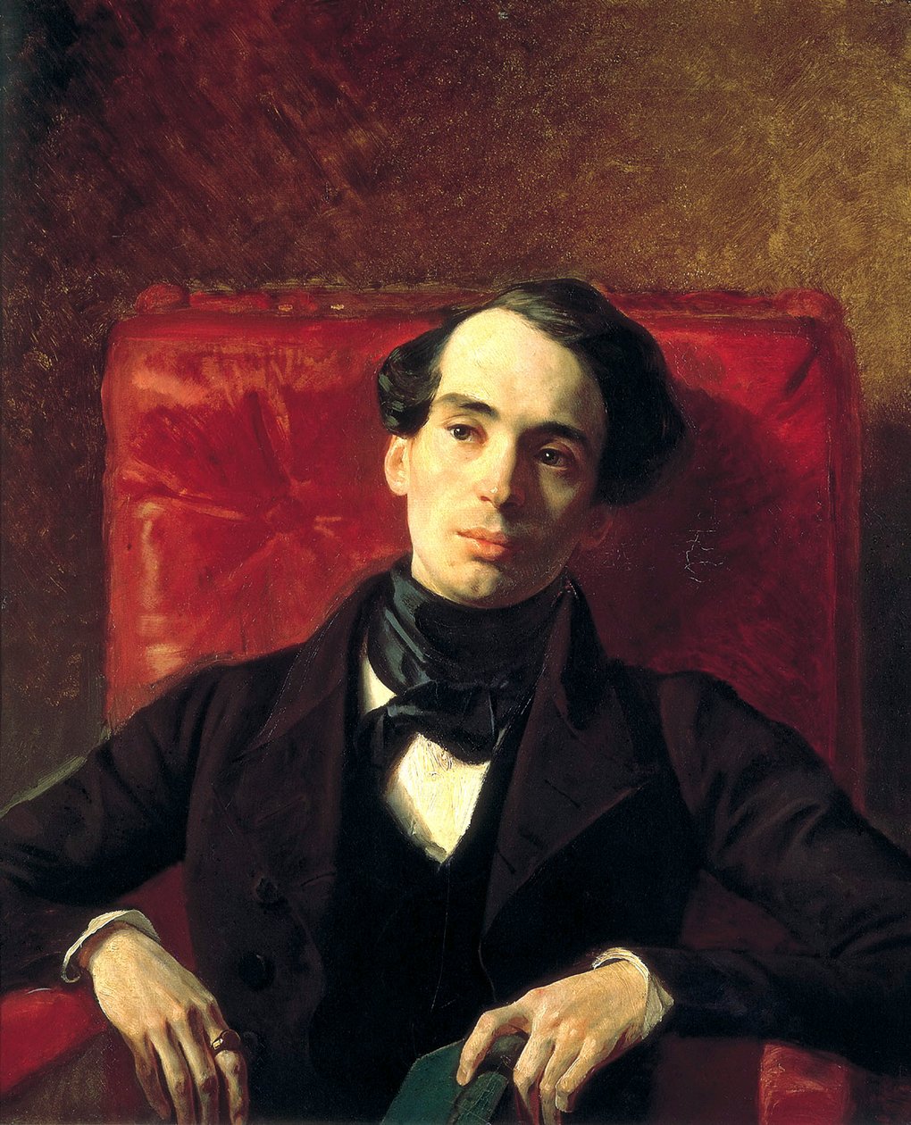 作者肖像Alexander Strugovshchikov，1808-1878年，1840年。 作者 安东尼奥·莫利纳里