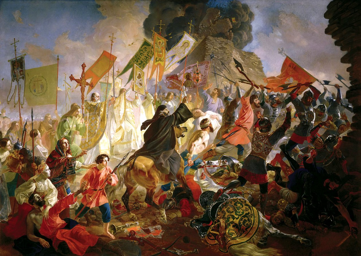 史蒂芬·巴托里（StephenBáthory）1581-1843年对普斯科夫的围困 作者 安东尼奥·莫利纳里
