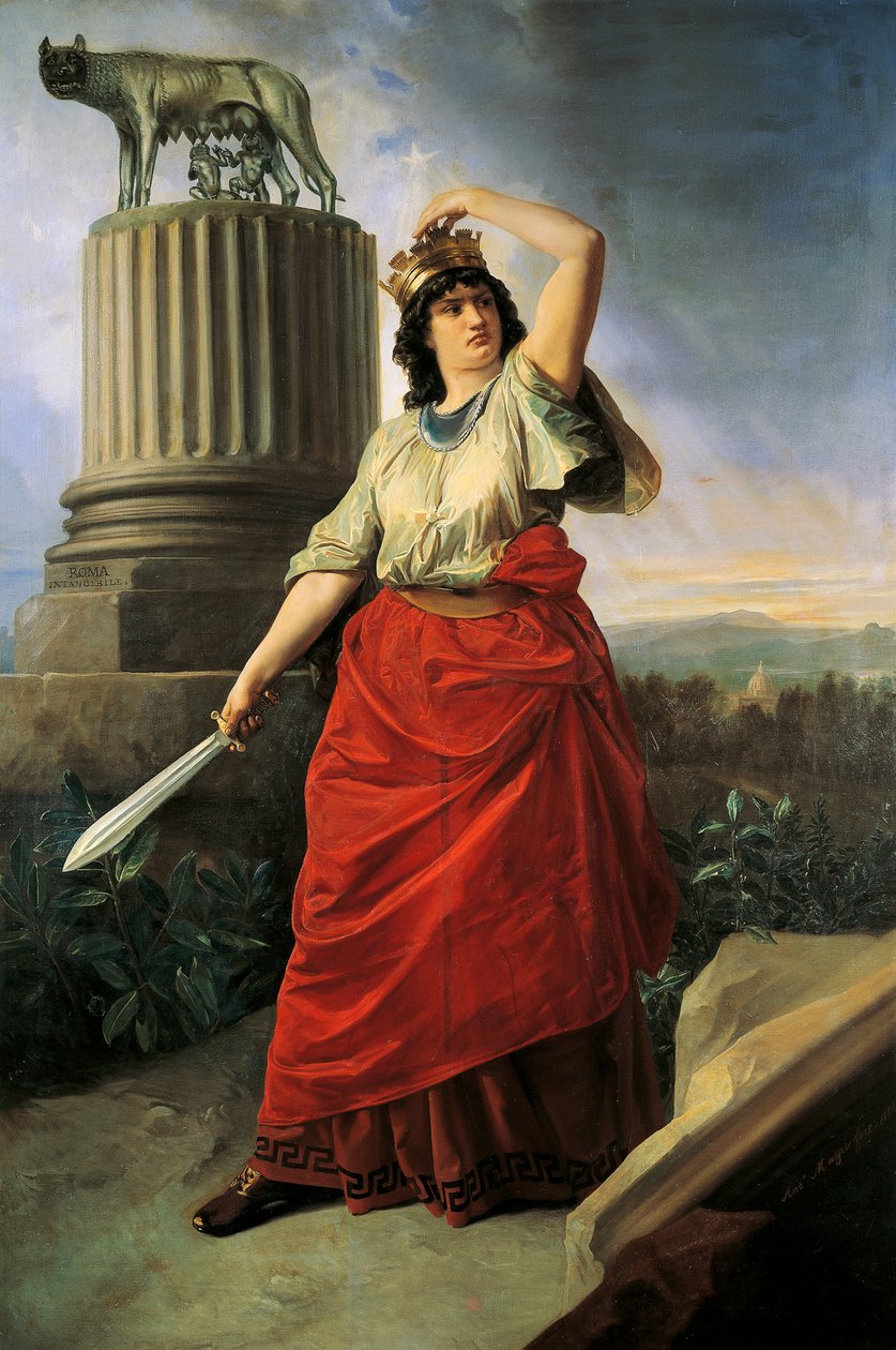 意大利统一的寓言，安东尼奥·穆齐（Antonio Muzzi，1815-1894 年） 作者 安东尼奥·穆齐